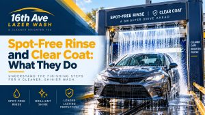 Spot-Free Rinse and Clear Coat